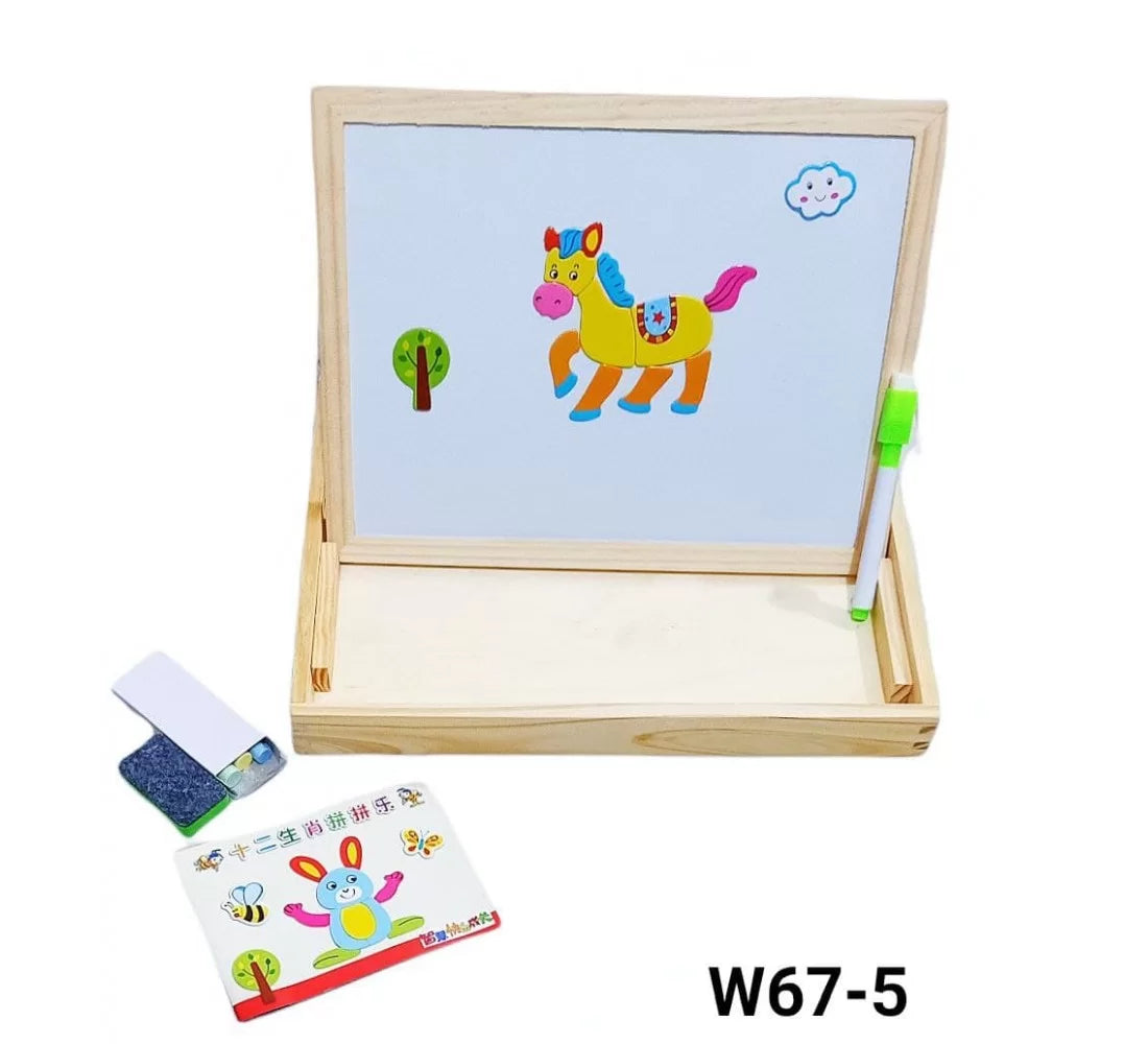 Horse Magnet Chalkboard Toy to Increase Creativity