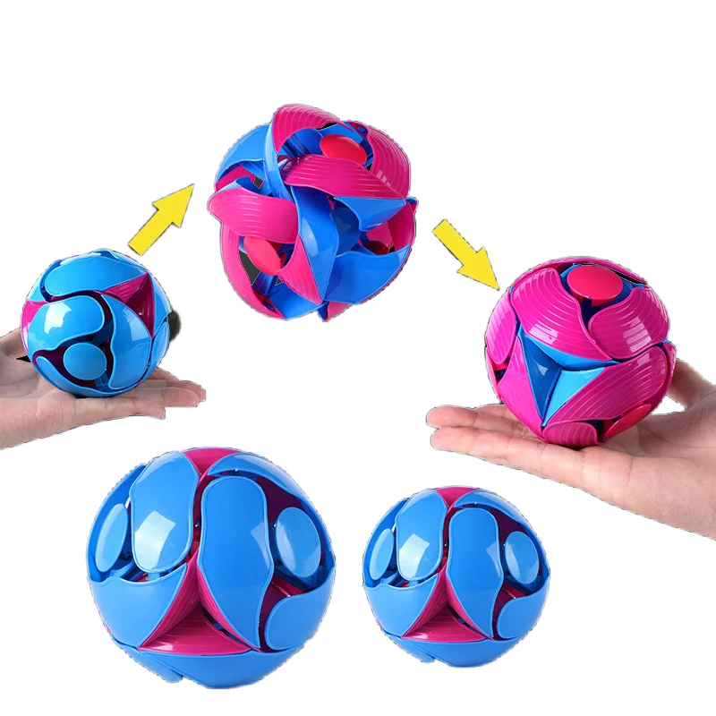 Magic color flipping ball