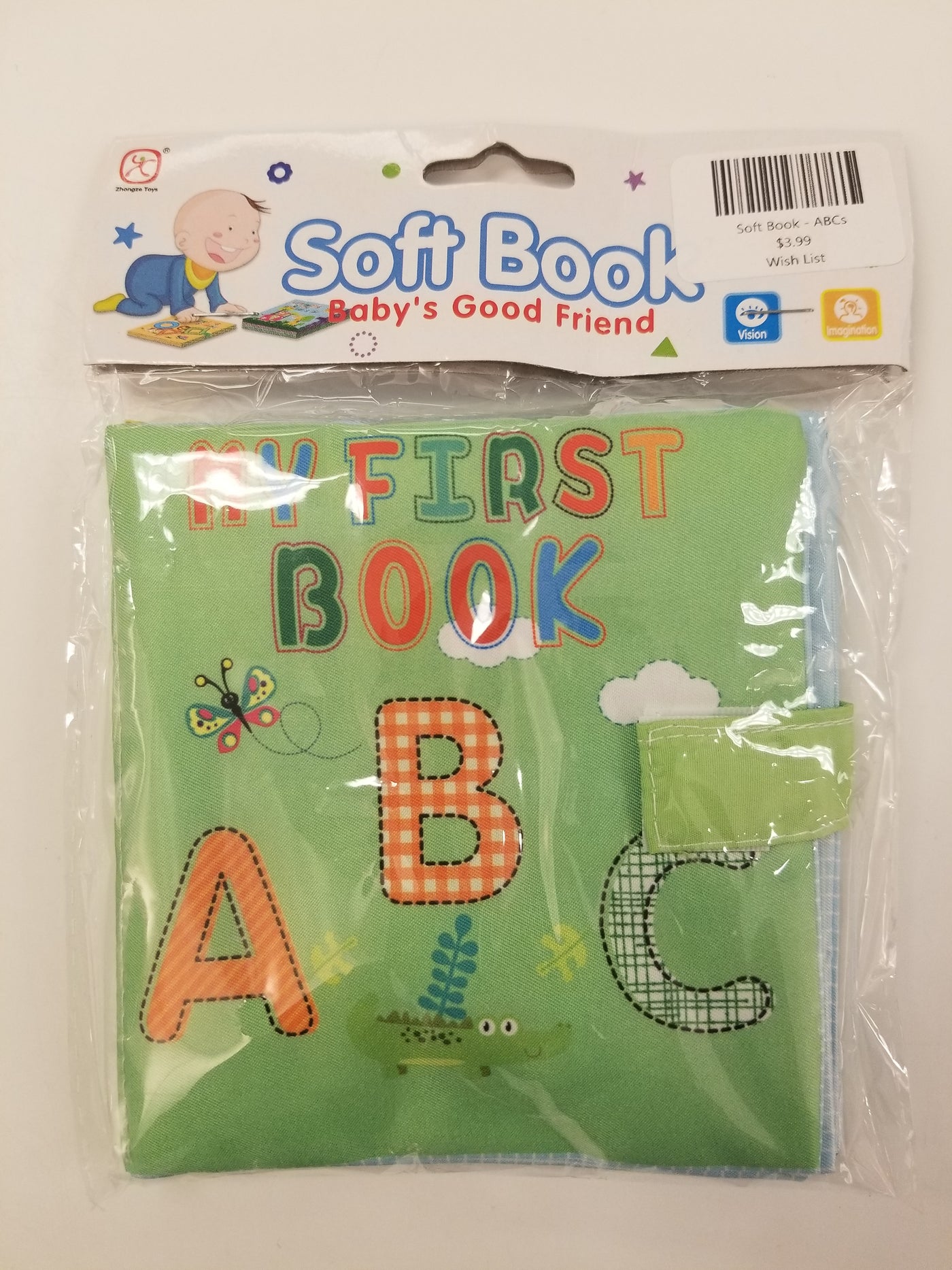 Small Fabric book for babies - 1 book