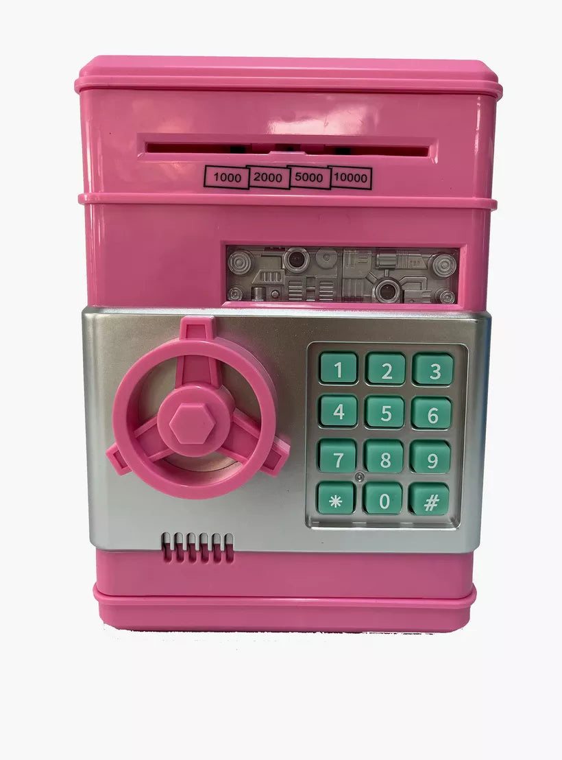 Electronic Bank for Kids, Money Bank with Password/Music Cute Mini ATM