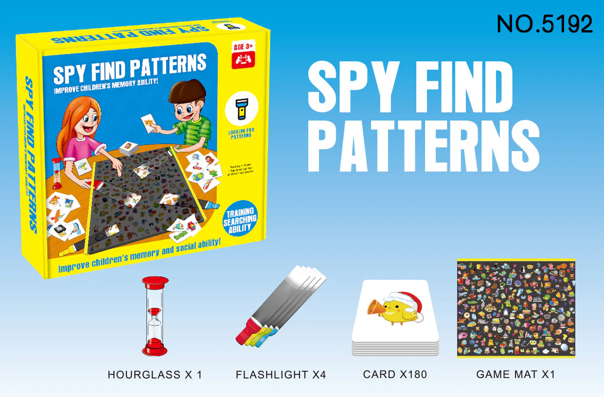 Spy Finds patterns - لعبه البحث والعثور