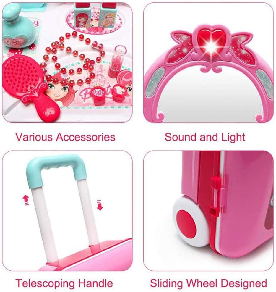 Beauty Tools Set Toy for Kids - 15 Pieces - تسريحة