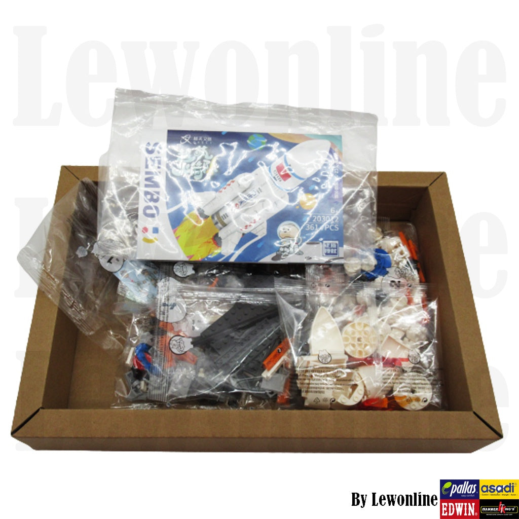 Lego-Like Spaceship Blocks - 361 pieces | Anamel Egypt