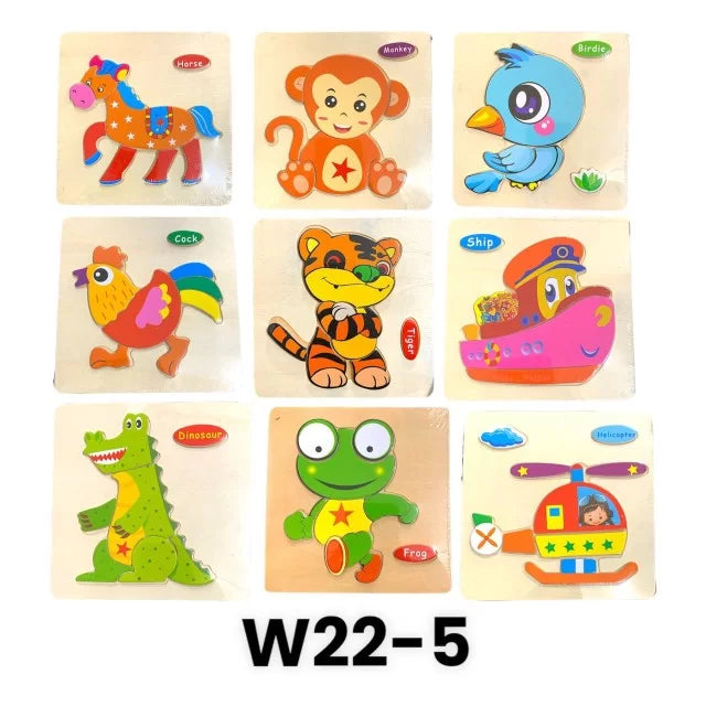 Cute wooden Puzzles