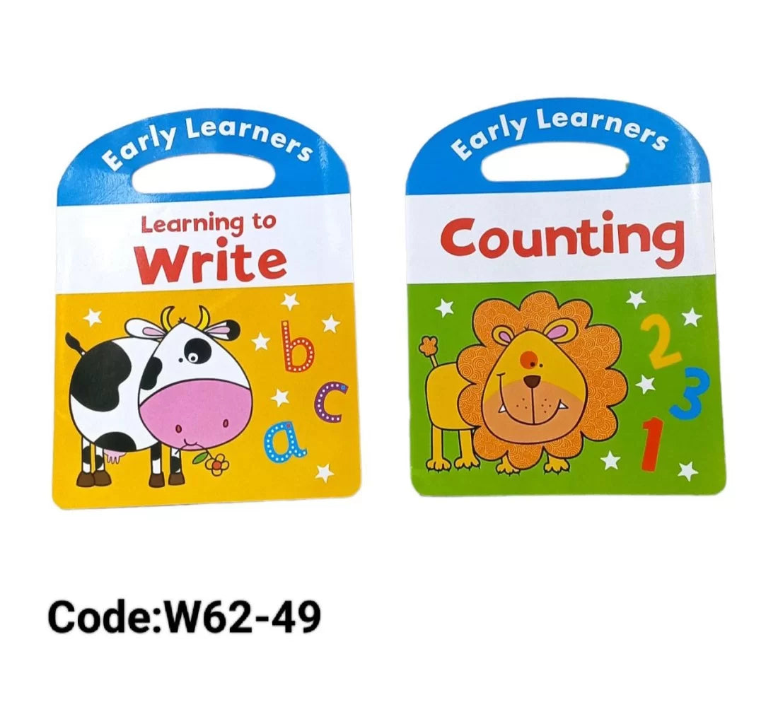 Counting and writing English Activity books