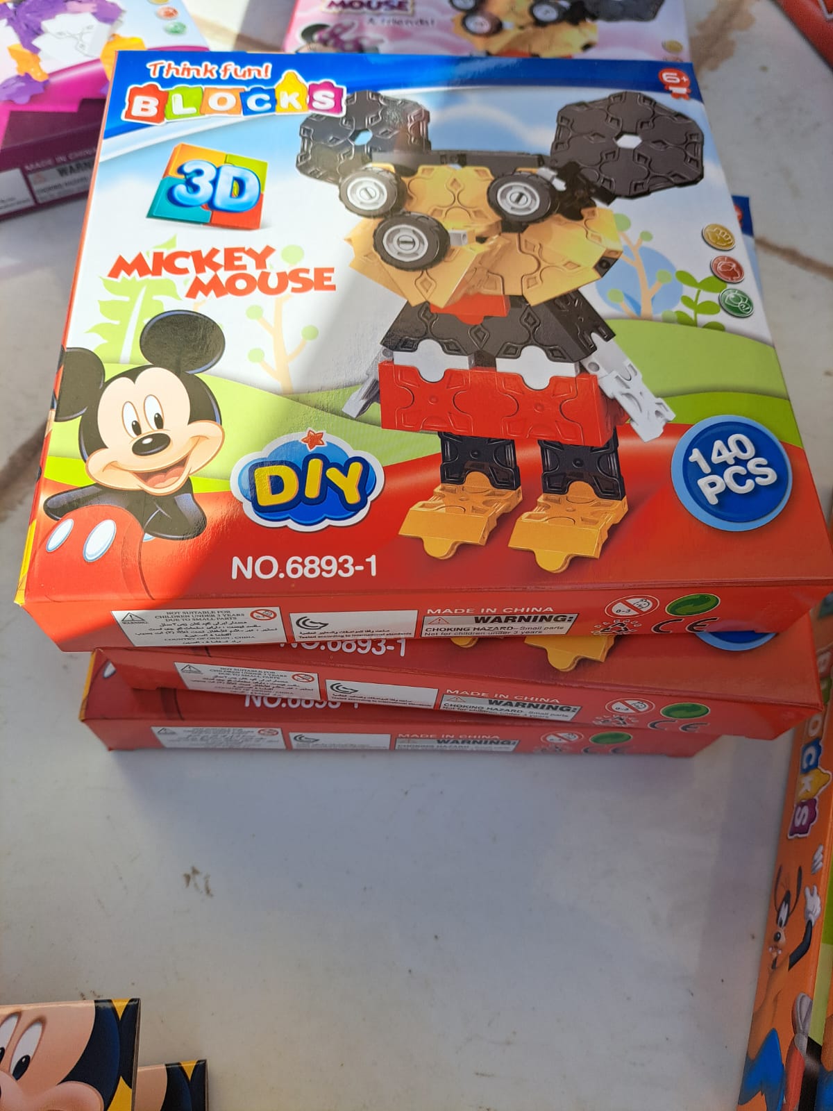 Mickey Mouse 3D Puzzle Blocks
