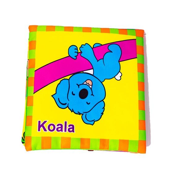 Fabric book for babies - Cute Animals