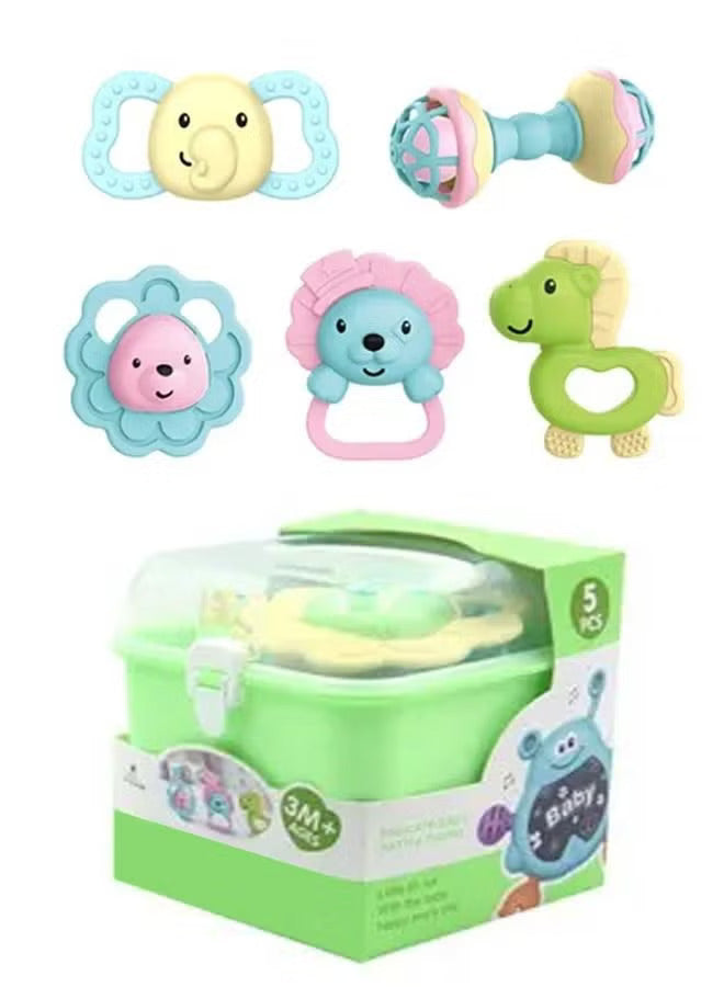 Box of Baby Teething toys - 5 pieces