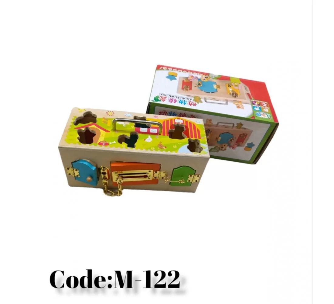 Montessori Animal Lock box