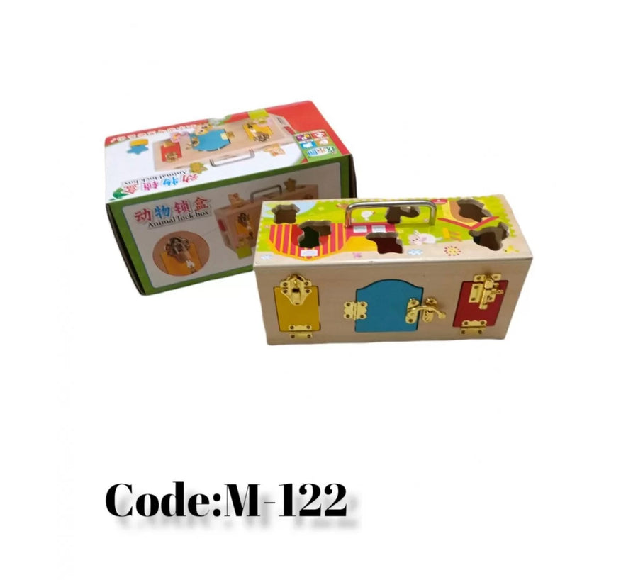 Montessori Animal Lock box