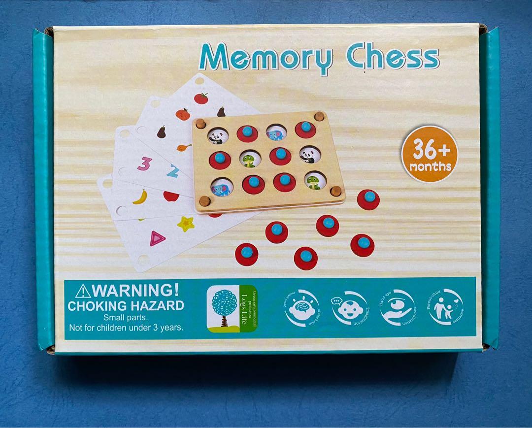 Wooden Memory Chess - لعبة الذاكرة ( شطرنج الذاكرة )