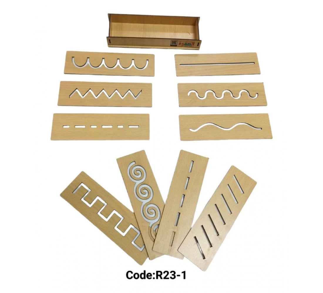 Wooden Rulers to prepare for writing
